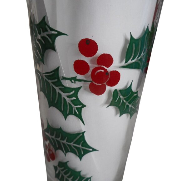 MCM Peanut Butter Drinking Juice Glass Tumbler Holly Estate find 5" #11 - Picture 4 of 6